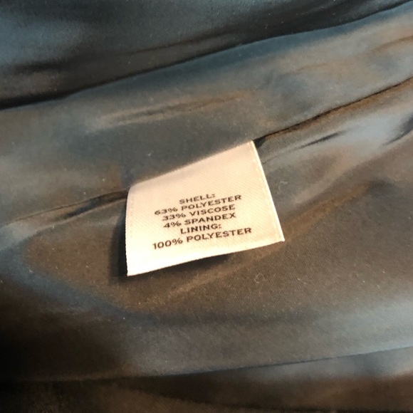 Halogen black lined pencil skirt size 0 - Picture 6 of 7